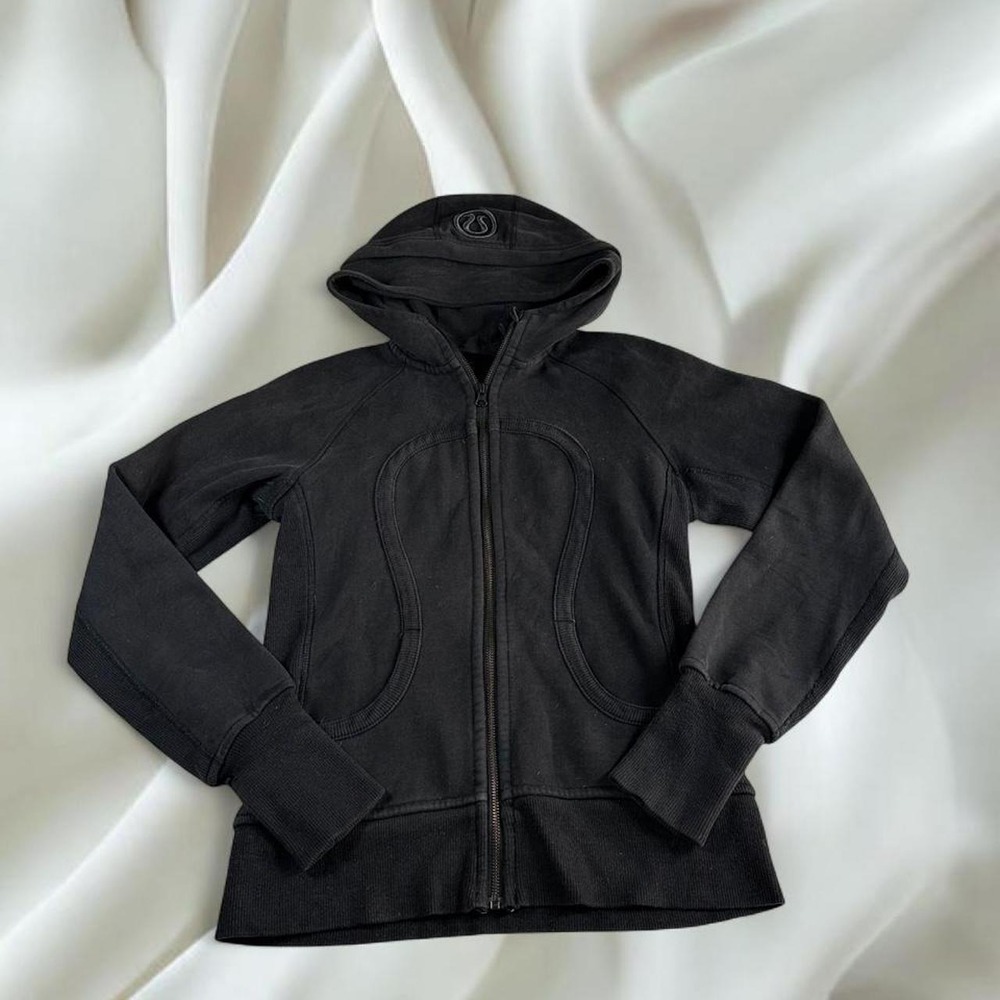 Lululemon limited edition black full zip scuba jacket y2k vintage athletic